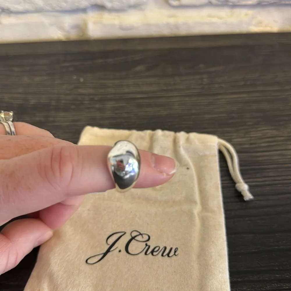 J. Crew Silver Ring - Picture 1 of 4